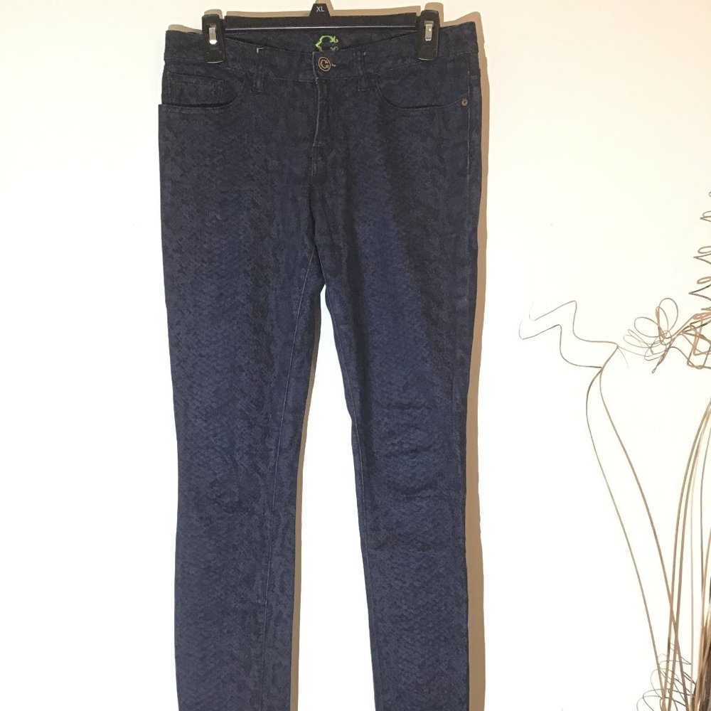 NWOT C Wonder Women Skinny Snake Animal Print Jean